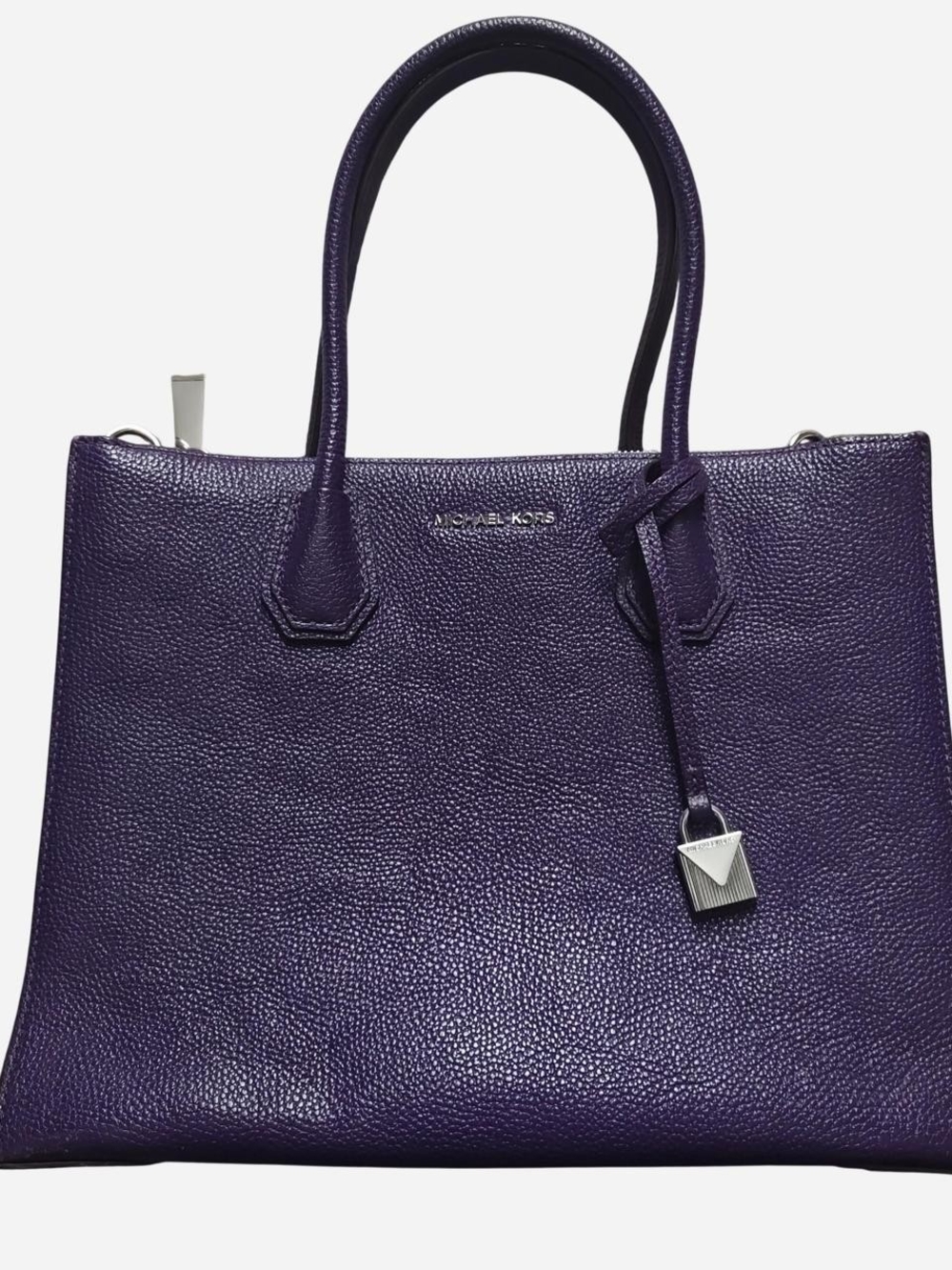 Michael Kors purple leather purse